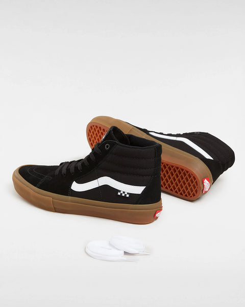 Vans Skate SK8 HI - Black / Gum