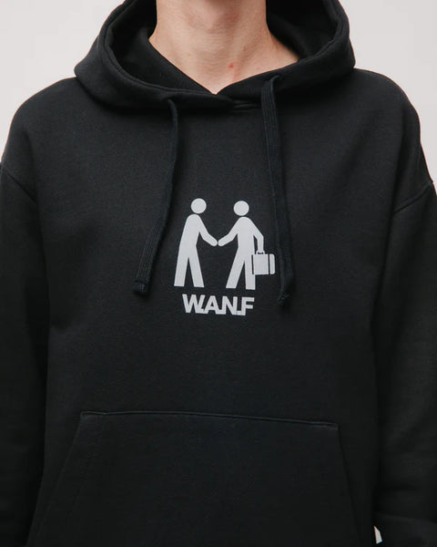 We Are Not Friends Bussines Model Hoodie - Black