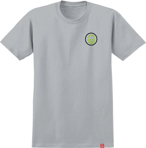 Spitfire Swirl Overlay Tee - Grey