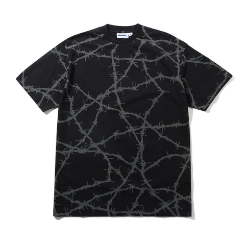 Butter Wired Tee AOP - Charcoal