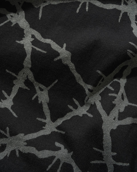 Butter Wired Tee AOP - Charcoal