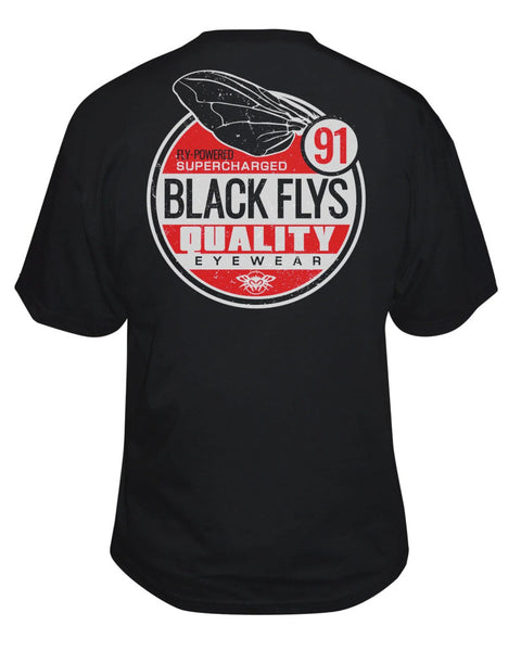 Black Flys Fly Garaje Tee - Black