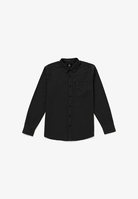 Volcom Caden Solid Shirt - Antique Black