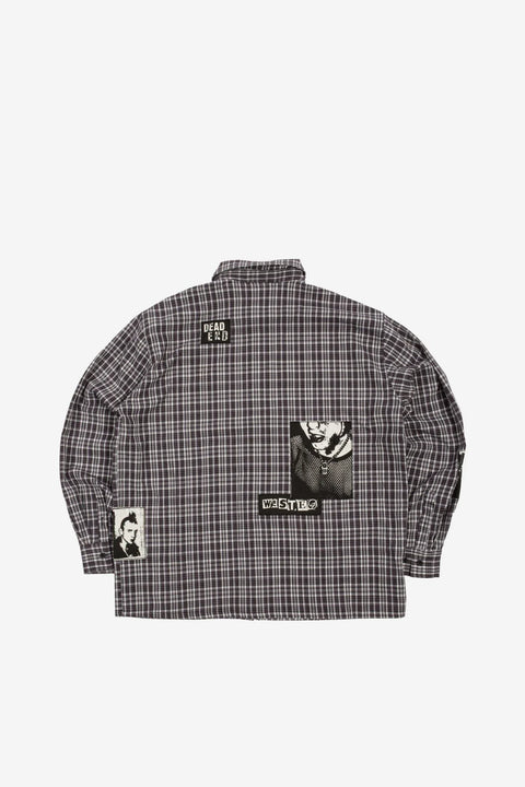 Wasted Paris Taunt Shirt - Black Tartan