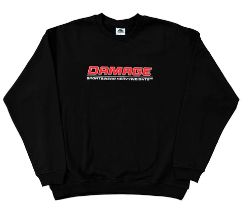 Damage LTD Heavyweights Crew - Black