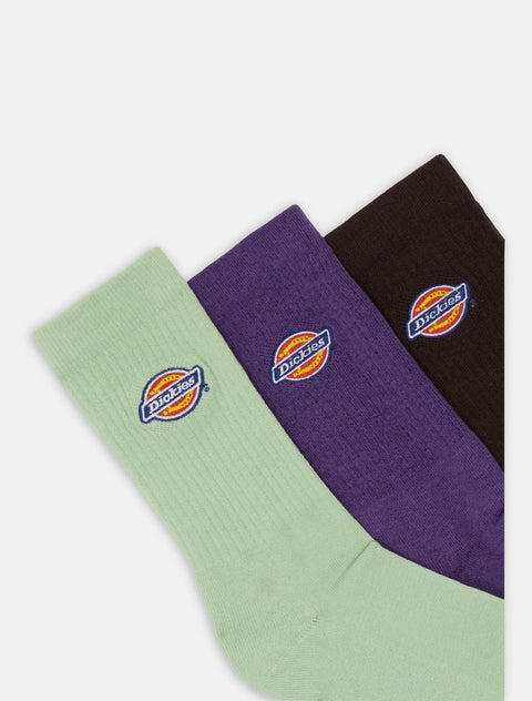 Dickies Valley Grove Socks 3 Pack - Multicolour