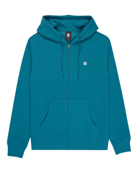 Element Icon Embroidery Zip Hood - Mallard Blue