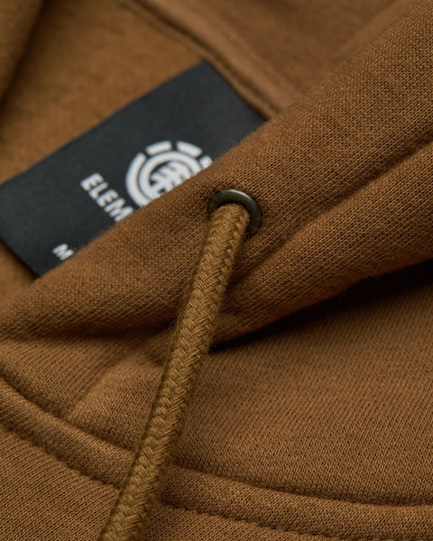 Element Icon Embroidery Zip Hood - Sepia