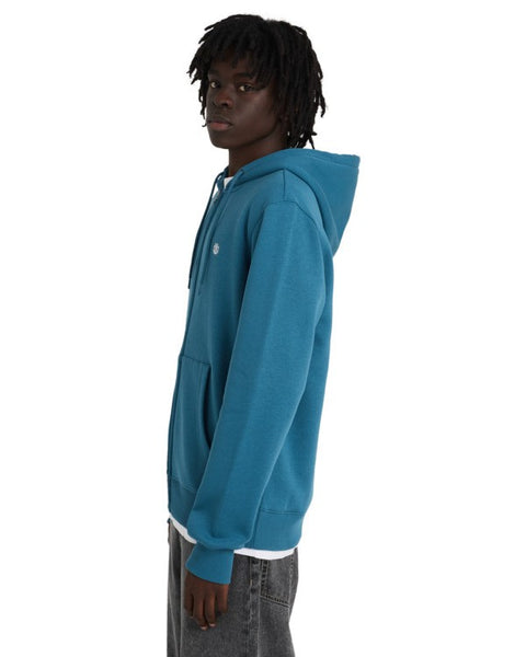 Element Icon Embroidery Zip Hood - Mallard Blue