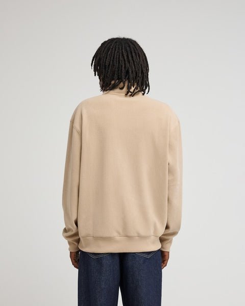 Element Lowcase Corduroy Quarter Zip - Humus