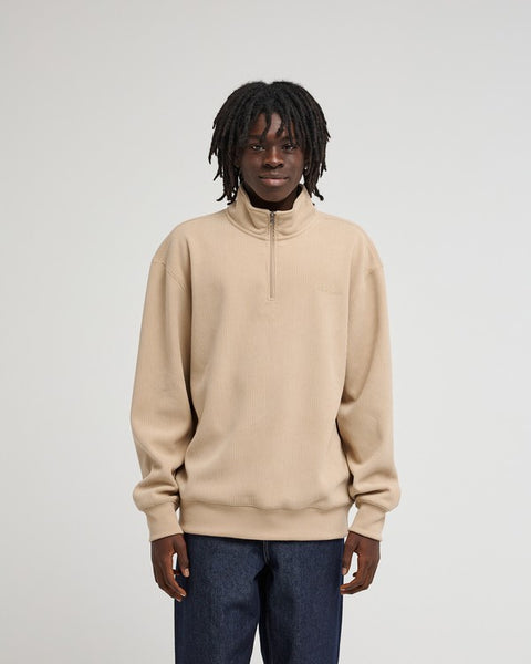 Element Lowcase Corduroy Quarter Zip - Humus