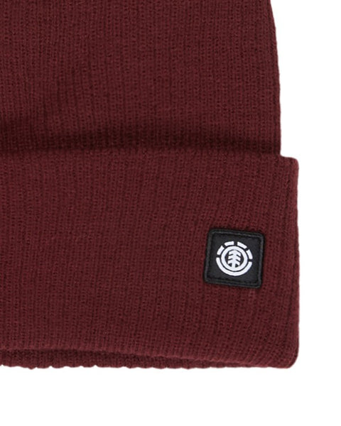 Element Mid Icon Rib Beanie - Zinfandel