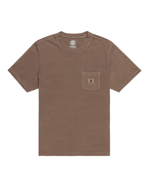 Element Basic Pocket Pigment Tee - Walnut