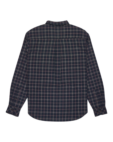 Element Button Down Regular Flannel Shirt - Tartan Blue