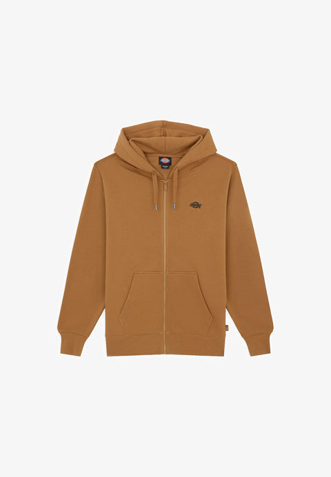 Dickies Summerdale Zip Hoodie - Brown Duck