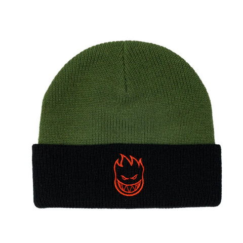 Spitfire Bighead Cuff Beanie - Green / Black