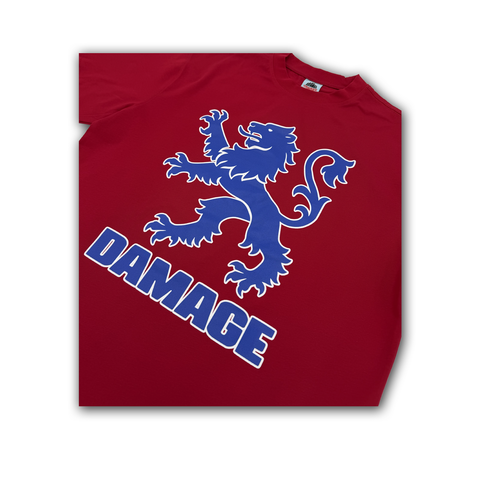 Damage LTD Heraldic Tee - Red