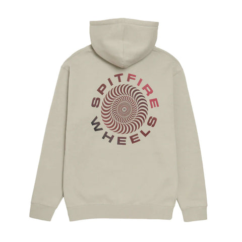 Spitfire 87 Fade Fill Hoodie - Cement