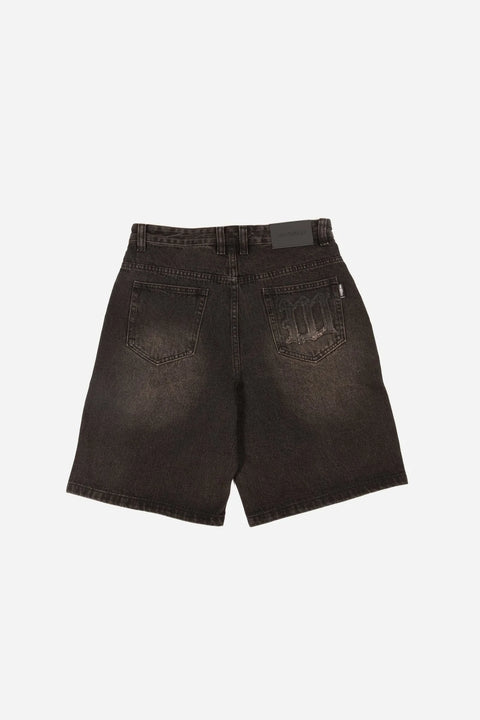 Wasted Paris Sandblast Casper Shorts - Faded Black