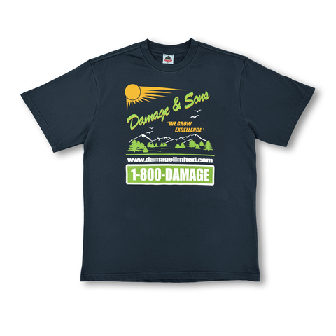 Damage LTD Landscapers Tee - Navy