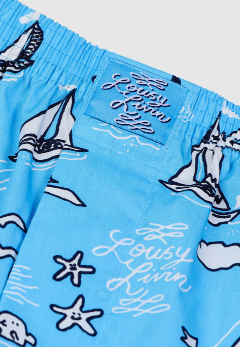 Lousy Livin Boxershorts Boats - Blue