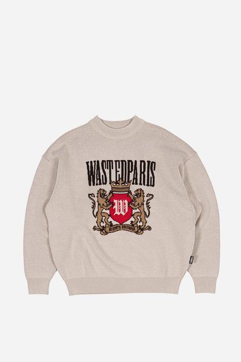 Wasted Paris Crest Sweater - Sahara