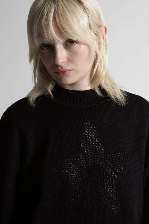 Wasted Paris Pull Lodestar Sweater - Black