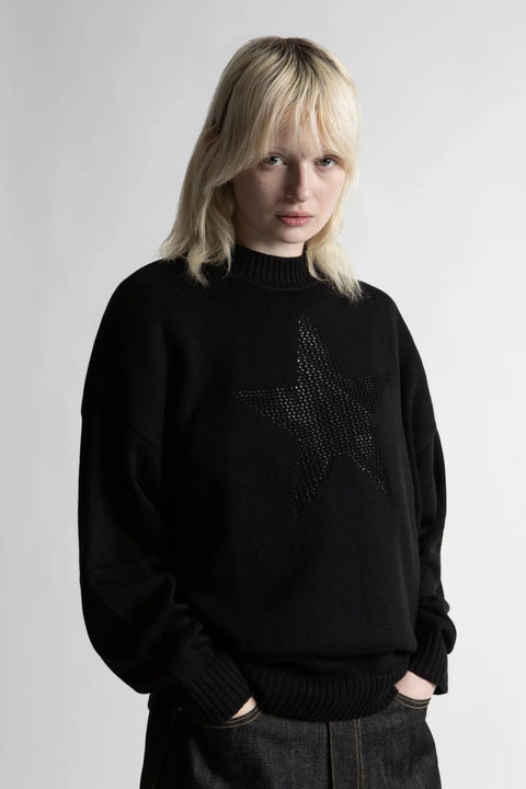 Wasted Paris Pull Lodestar Sweater - Black