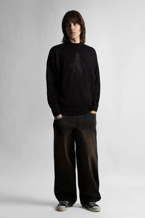 Wasted Paris Pull Lodestar Sweater - Black
