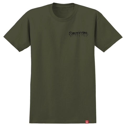 Spitfire Batwing Classic Tee - Military Green