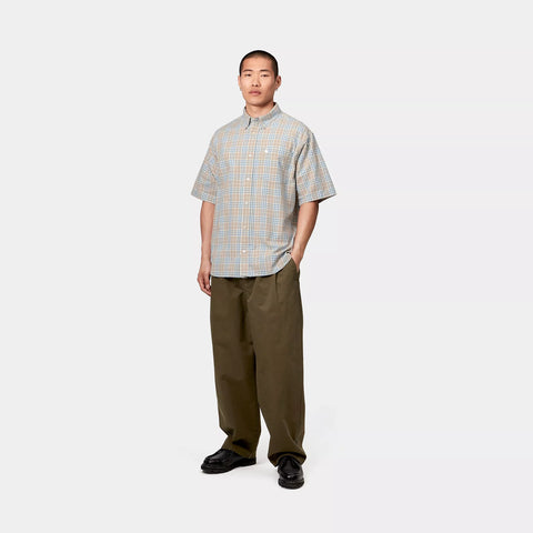 Carhartt WIP S/S Niven Shirt - Wall / Wax
