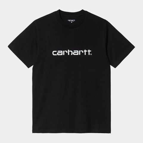 Carhartt WIP S/S Script Tee - Black