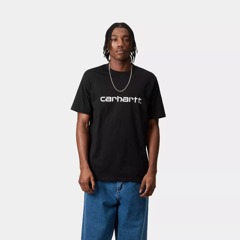 Carhartt WIP S/S Script Tee - Black
