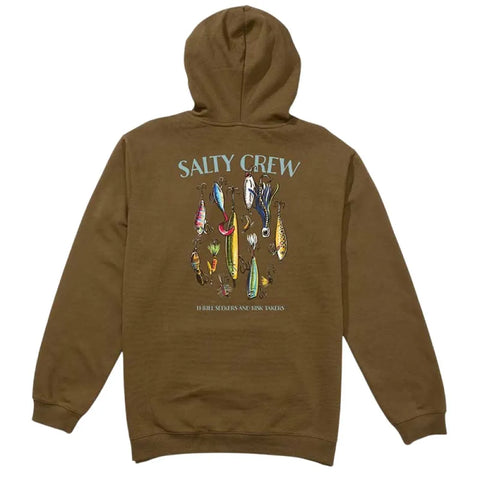 Salty Crew Lure Gear Hoodie - Teak