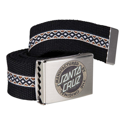 Santa Cruz Carved MFG Belt - Black