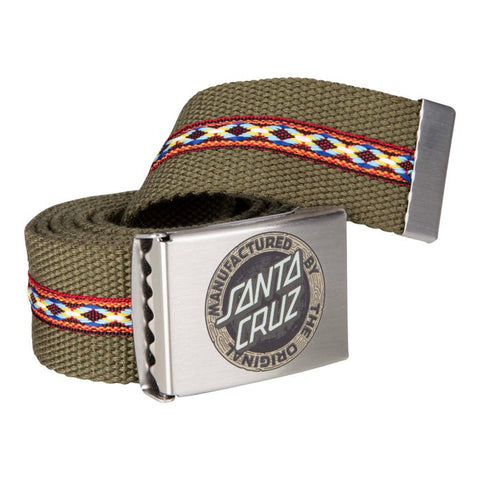 Santa Cruz Carved MFG Belt - Iguana