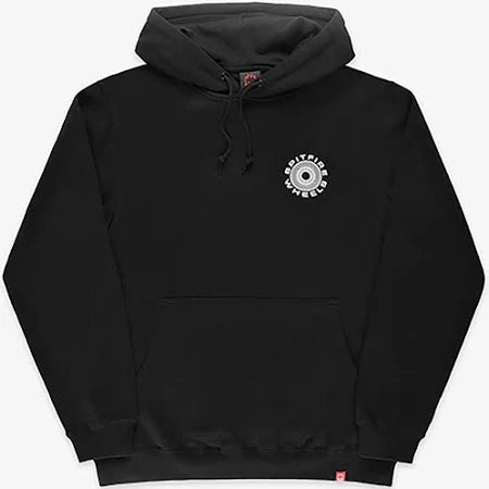 Spitfire 87 Swirl Hoodie - Black / White