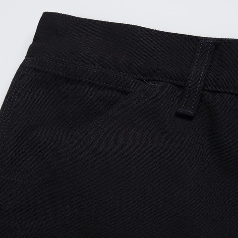 Carhartt WIP Single Knee Short - Black Rinsed