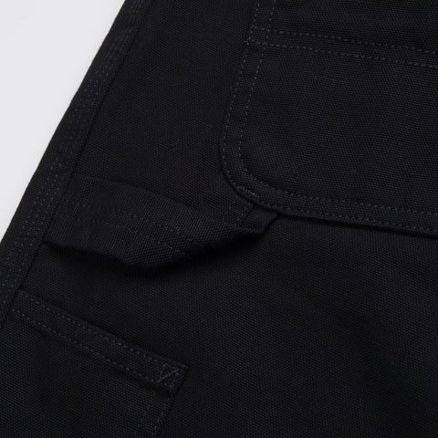 Carhartt WIP Single Knee Short - Black Rinsed
