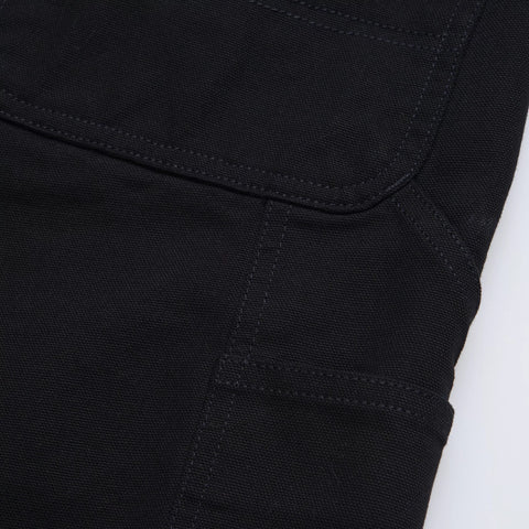 Carhartt WIP Single Knee Short - Black Rinsed