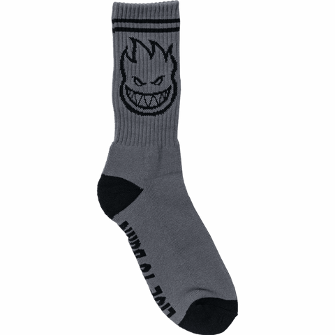Spitfire Bighead Sock 1 Pack - Charcoal