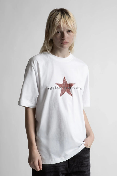 Wasted Paris Against Perfection Tee - White