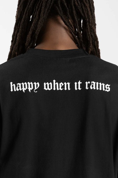 Wasted Paris Happy When It Rains Tee - Black