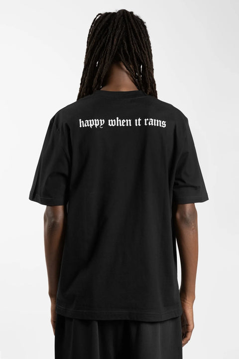 Wasted Paris Happy When It Rains Tee - Black