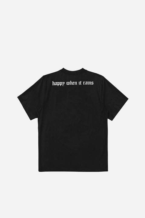 Wasted Paris Happy When It Rains Tee - Black