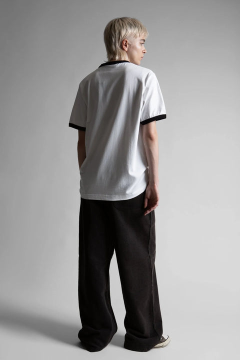 Wasted Paris Ringer Underdog Tee - White