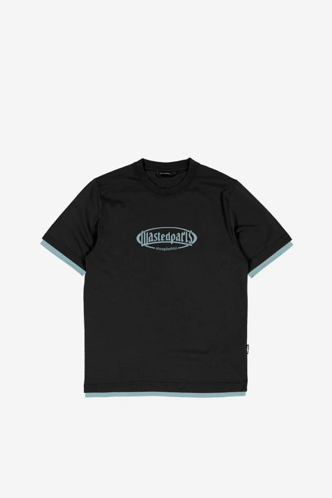 Wasted Paris Yard T-Nine Tee - Black / Light Blue