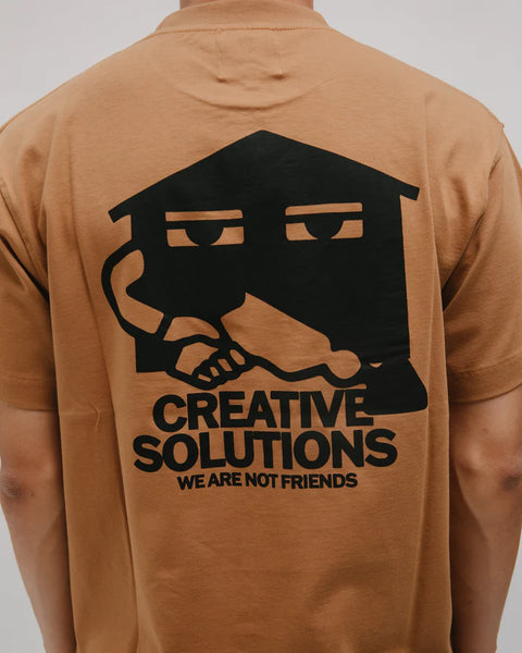 We Are Not Friends Creative Solutions Tee - Khaki