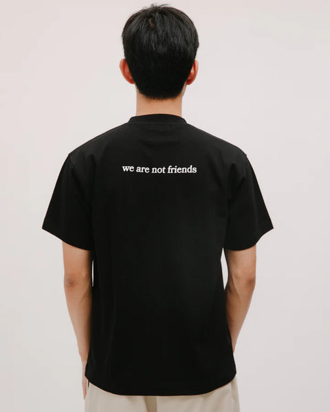 We Are Not Friends Craft Pasta Tee - Black