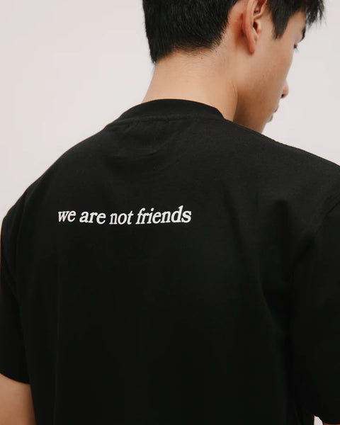 We Are Not Friends Craft Pasta Tee - Black